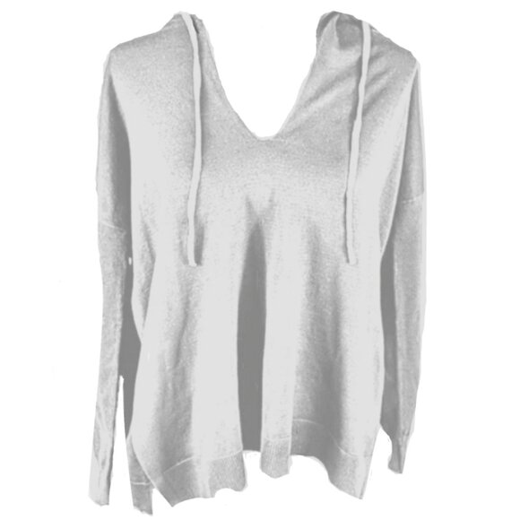 Brand New Verve Ami High-Low Knit Pullover Hooded Sweater - Picture 12 of 14
